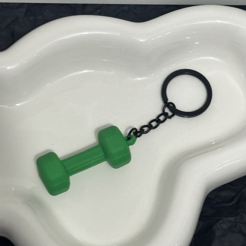 トレンドフィットネスシリーズのキーホルダー部品ミニバーベルのコップのペンダント|undefined
