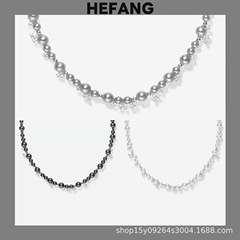 [新品]HEFAG何家珠宝气泡星云项链 轻奢气质高级感首饰配饰锁骨链