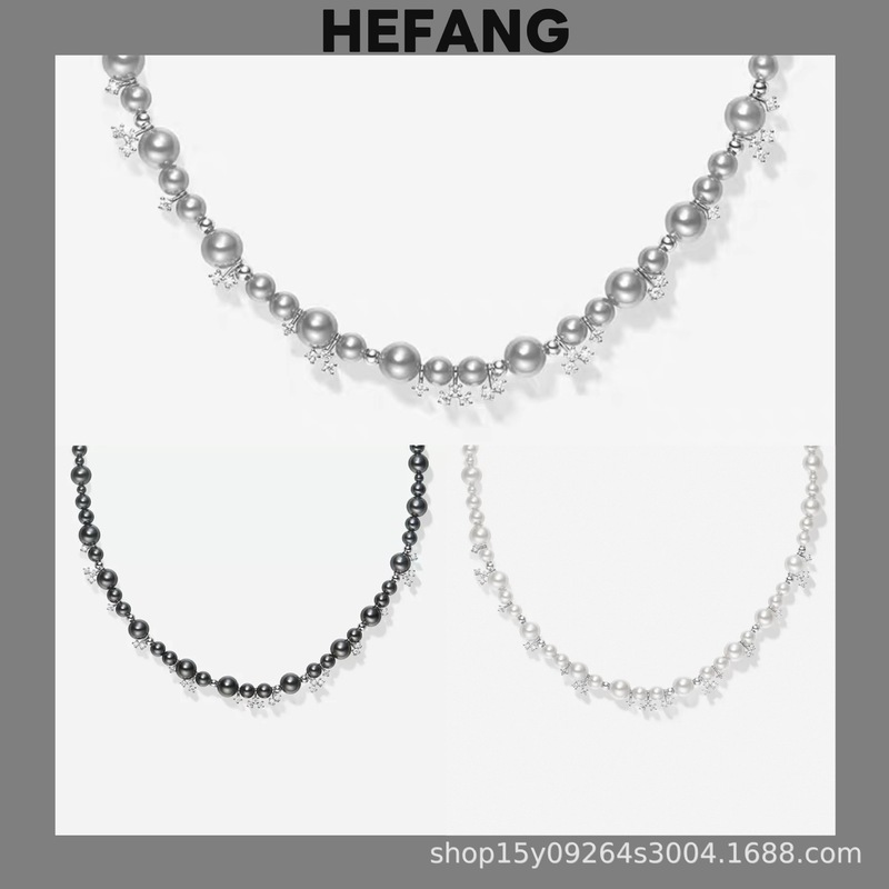 [New Product] Hefag Hejia Jewelry Bubble Nebula Necklace Light Luxury High-End Jewelry Accessories Clavicle Chain