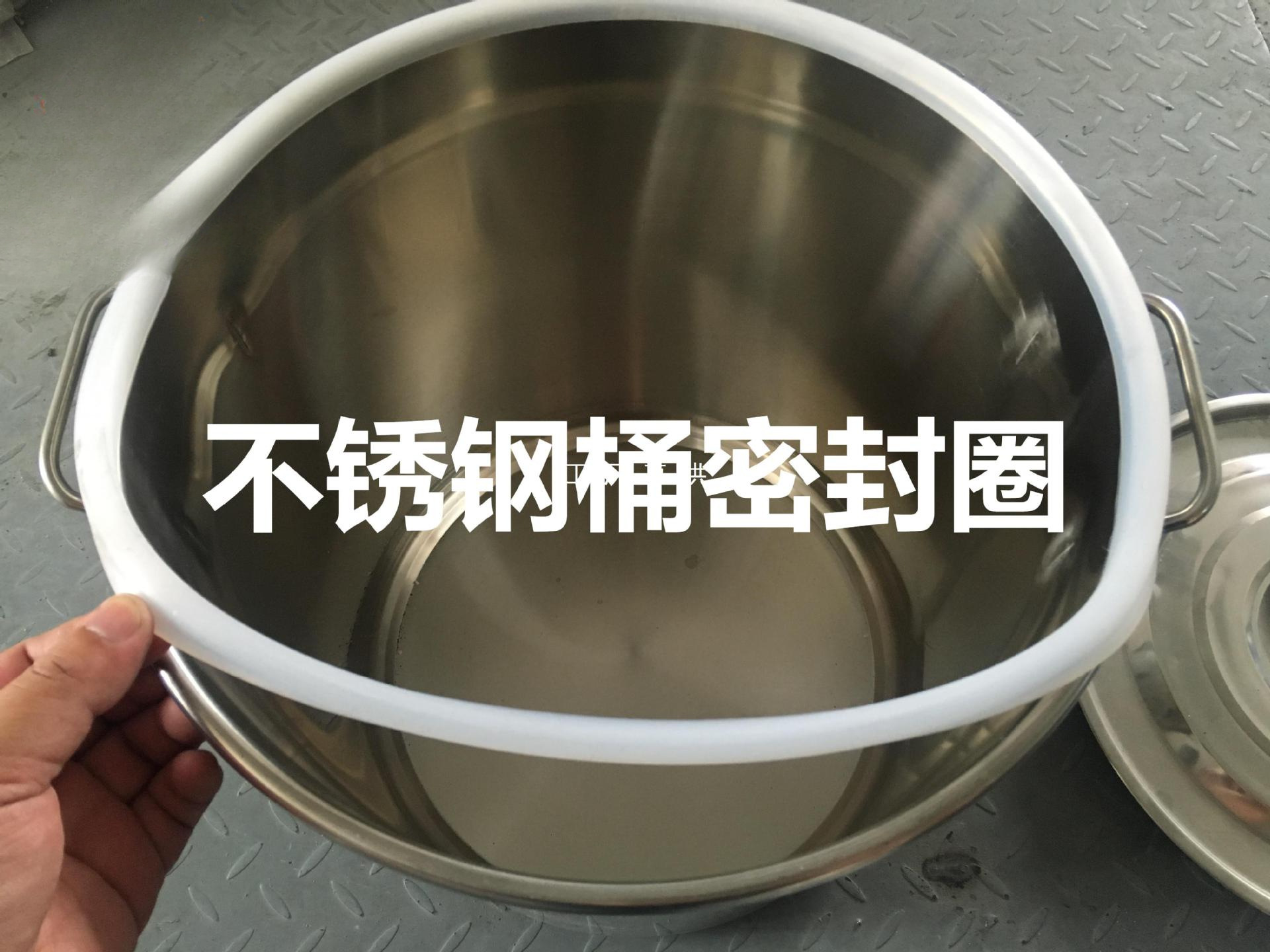 卫生级硅胶垫圈橡胶密封垫圈常压密封圈翻边密封圈罐口密封圈人孔