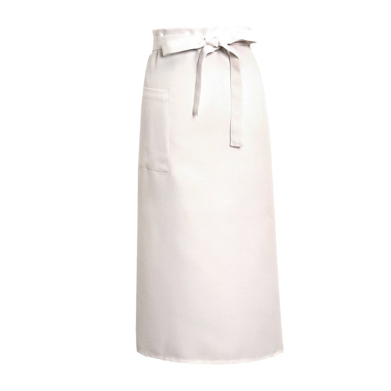 Delantal de chef restaurante de media longitud medio delantal alargado delantal de catering de hotel camarero delantal de chef