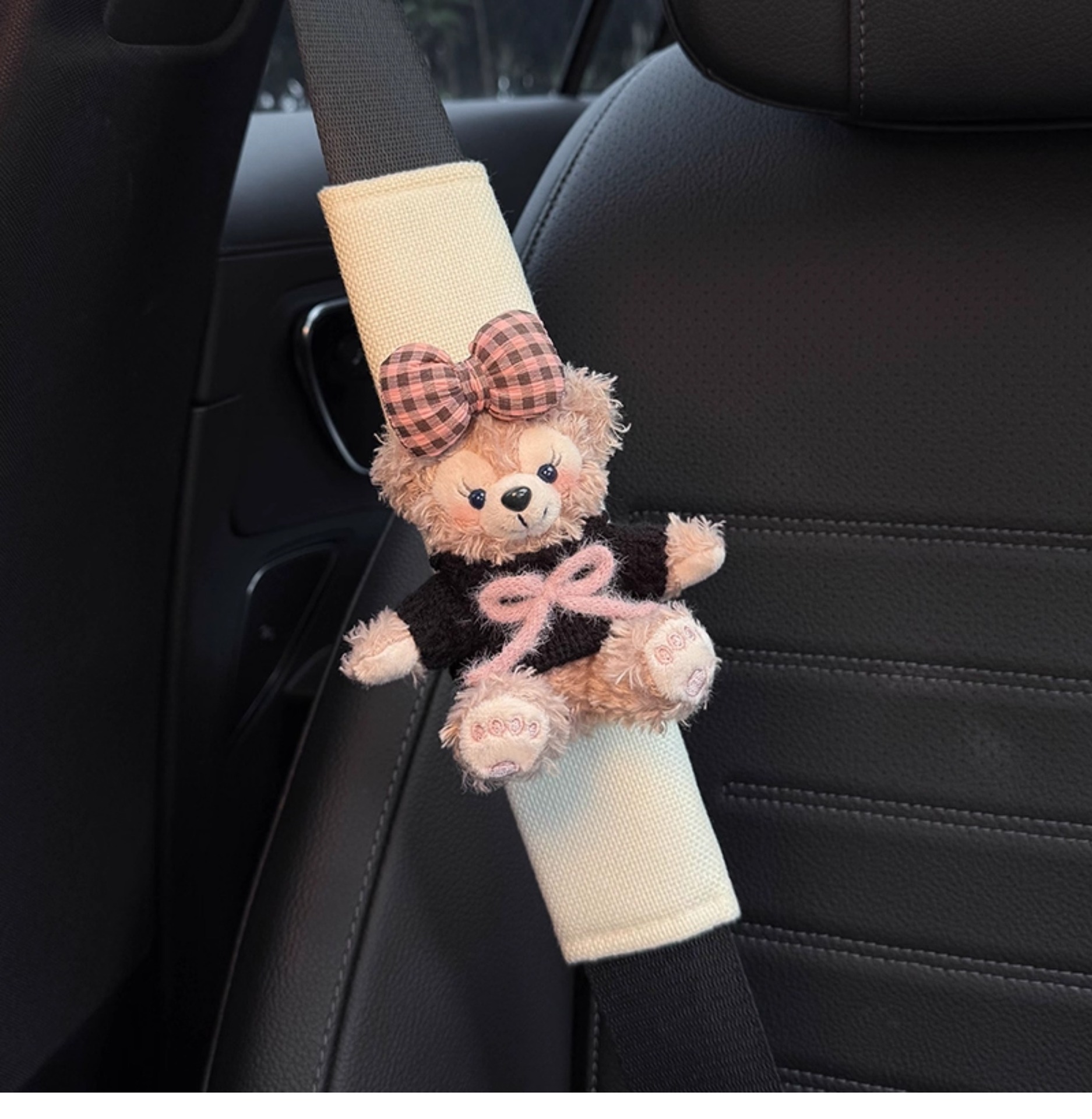 Shirley Mei Duffy Car Seat Belt Shoulder Cover Car Seat Belt Decoration Anti-Wear Clothes Couple Pair of Women