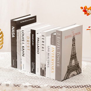 Decorative Book Ornaments, Luxury Photography Props, English Books