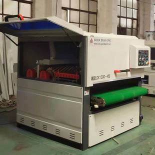Full-automatic special-shaped polishing machine large woodworking machinery cabinet door primer white stubble polishing Sander equipment