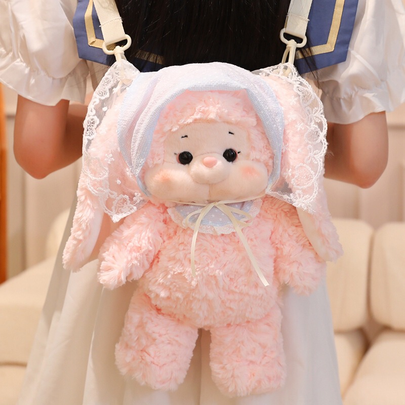 おとぎ話シリーズの子羊のぬいぐるみ、猫羊猫ウサギのリュックサック、人形、抱き枕、布人形、誕生日プレゼント|undefined