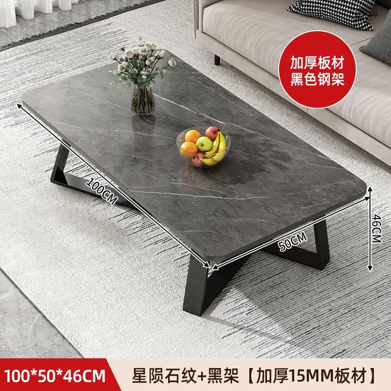 Mesa de té sala de estar doméstica 2025 nueva casa de alquiler de tipo pequeño moderno balcón simple exquisita mesa de té