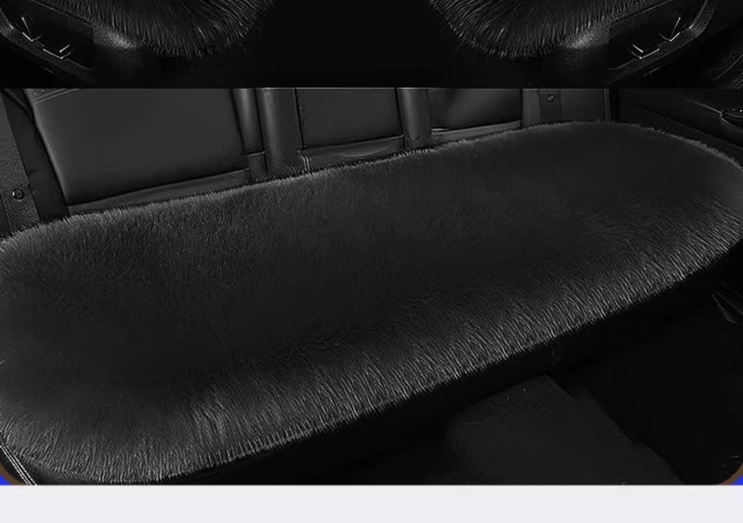 Car Seat Cushion Winter fleece-lined Car Main Driving Internet Celebrity New Goddess Seat Cushion 2023 Warm Fragrance