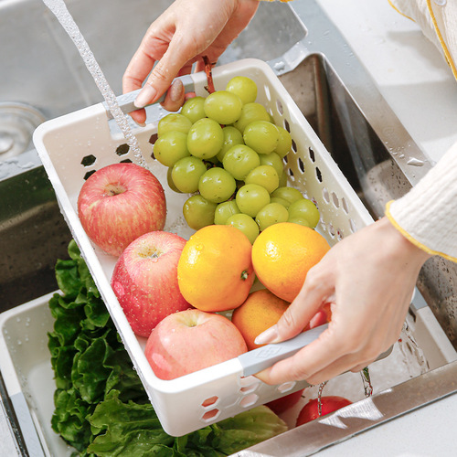 Wholesale Vegetables and Fruits Drain Basket, Multi-functional Vegetable Washer, Desktop Categorization Storage Basket