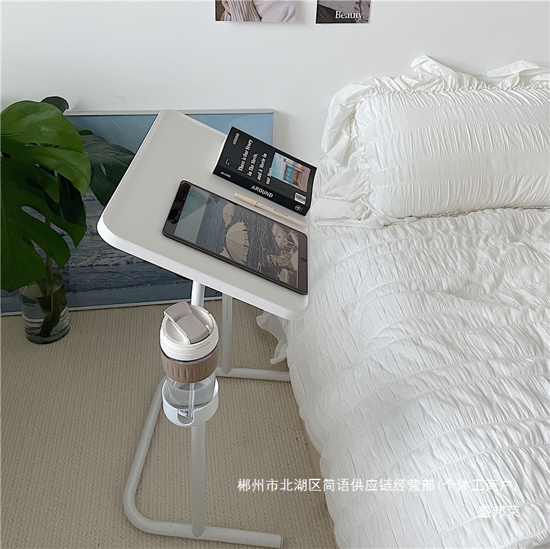 Fabrica directa hermosa tía * pequeña mesa de cama doméstica simple plegable escritorio de portátil puede image 1
