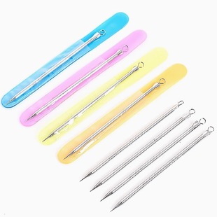 Bean Needle Acne Needle to Scrape Blackheads, Stainless Steel Squeeze to Pick Pimples, Acne Needle to Remove Acne, Cleaner to Remove Blackheads