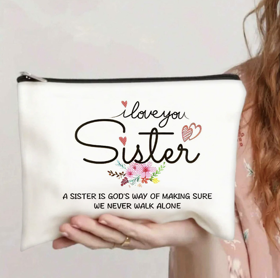 Bolso cosmético para mujer explosivo transfronterizo de Amazon, bolsa de almacenamiento de viaje, bolsa de lavado, fabricante de impresión de doble cara en inglés al por mayor