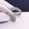 Shiny zirconium, fashionable ring, jewelry, European style, suitable for import, simple and elegant design, wholesale