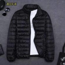 正品轻薄棉服男士短款外套2025冬季薄款潮流百搭连帽超薄轻便棉