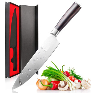 Cross border hot sale chef knife 8 inch stainless steel kitchen kitchen knife western style household professional chef knife factory wholesale