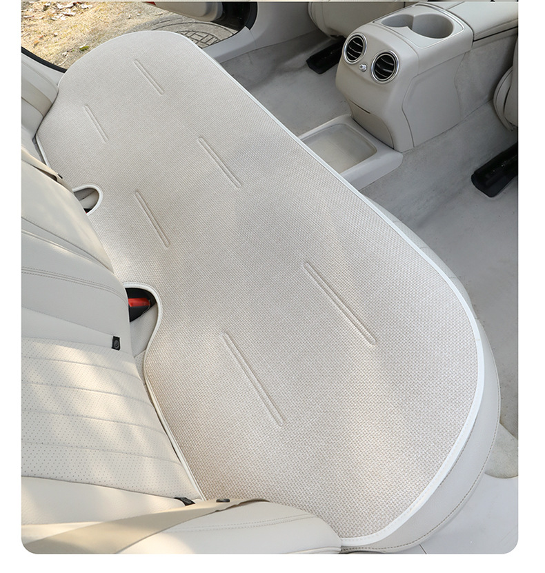 Car Seat Cushion, Suitable for All Seasons, Light Luxury and High-End Feel, Seat Cushion Cover, Single Driver's Seat Fabric Cushion