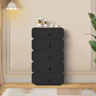 Creative New Cream Style Solid Wood Storage Cabinet Simple Whole Pack Four-bucket Five-bucket Cabinet Living Room Bedroom Wall Drawer