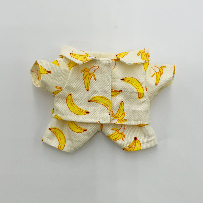 Muñeca de algodón 20cm15cm muñeca ropa muñeca camisa pijamas traje lindo en stock