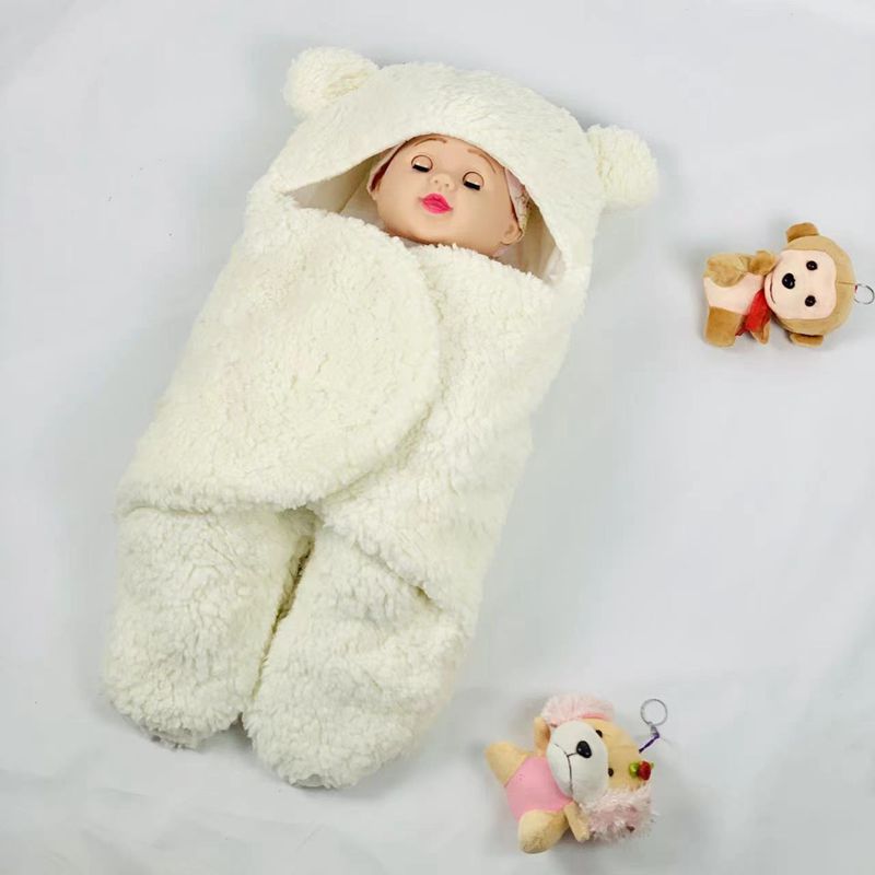 Edredón de bebé Otoño e Invierno edredón grueso manta de bebé recién nacido pañales de bebé toalla edredón suministros