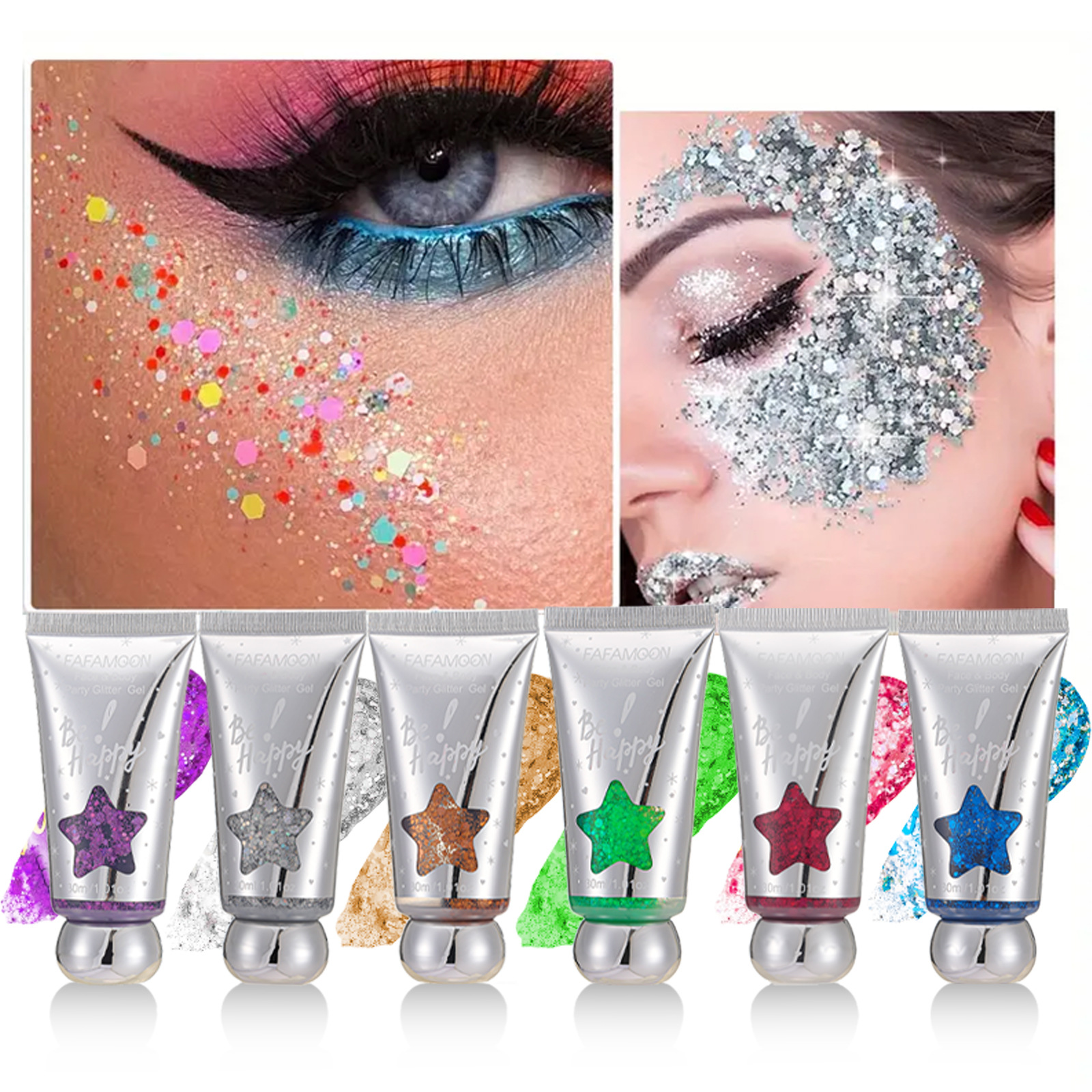 Flash Stick Flash Sequins Magic Pearlescent Stage Party Body Hair Cream Cross-border Festival Night Shop Halloween_voghion.com