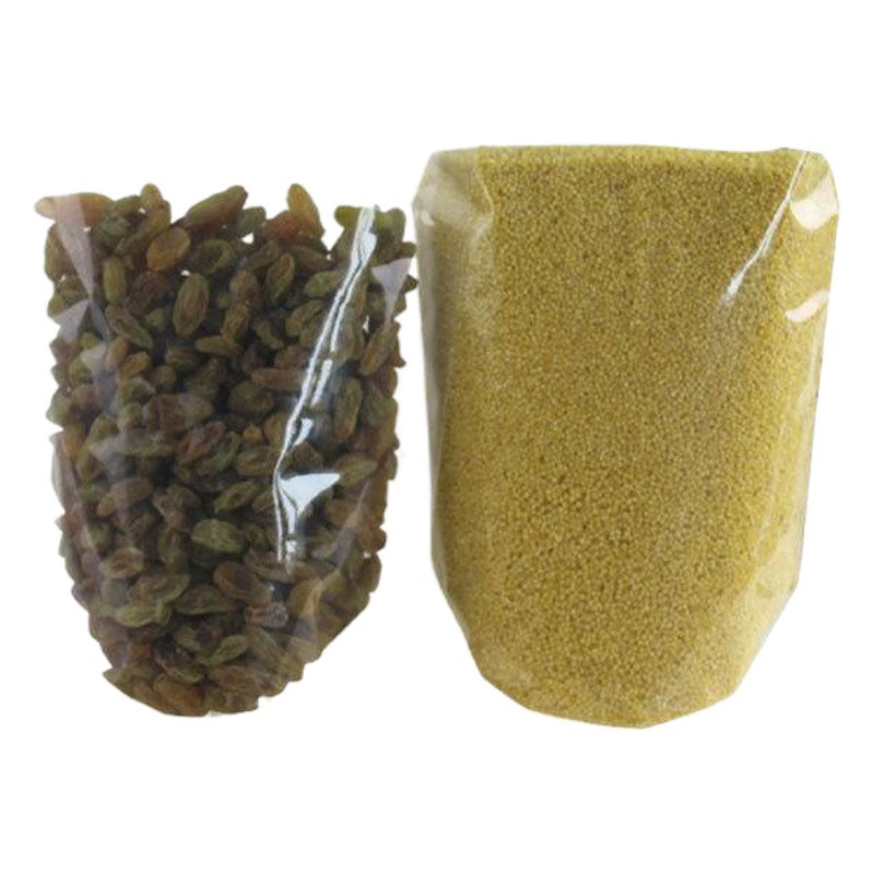 Утолщенный самоуплотняющийся мешок прозрачный упаковочный пакет пластиковый пакет для закусок ароматизированный чай фрукты сухой герметичный пакет герметичный самостоящий мешок