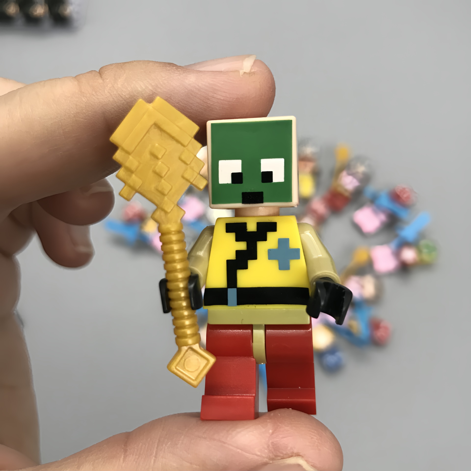 我的积木人仔世界可动兼容乐高积木玩具人仔积木拼装模型人偶人物