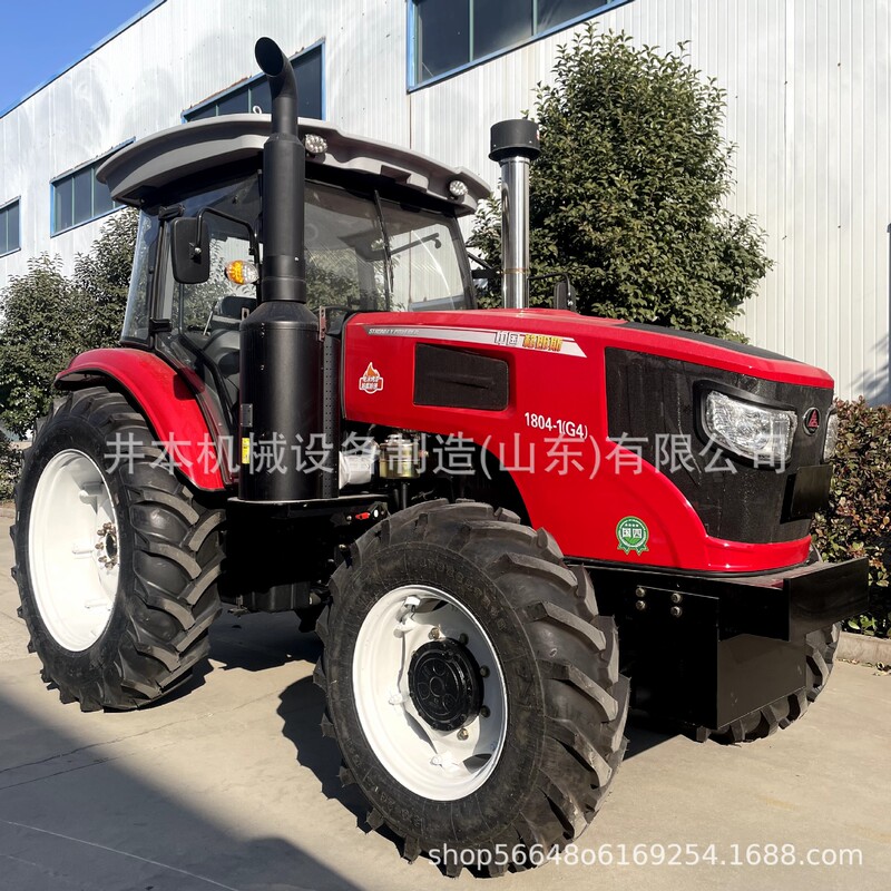 Cross-Border 1804 Multifunctional Orchard Rotary Tiller Greenhouse Trenching Diesel Plowing Agricultural Machinery Agricultural Four-Wheel Drive Tractor