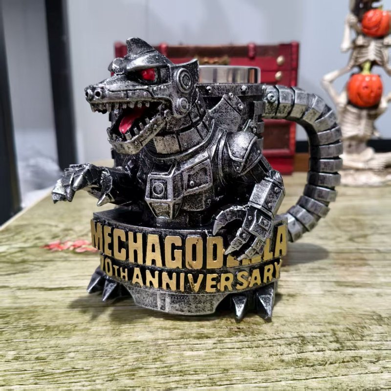新款Godzilla 70th Anniversary3Dmug哥斯拉70周年纪念树脂马克杯|undefined