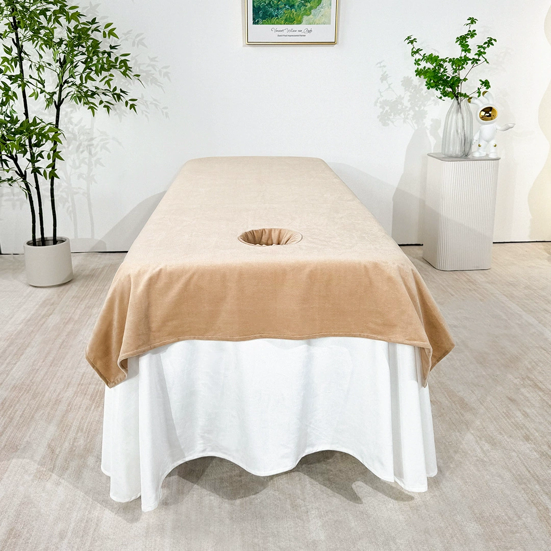 Elite cosmetic sheet, massager, bedspread, for beauty salons, light luxury style, simple and elegant design