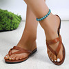 Slide, summer beach footwear, comfortable flip flops, plus size, wholesale