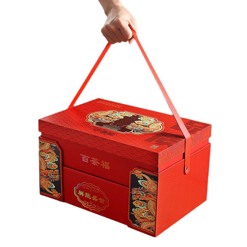 [盛世好茶金骏眉雨前铁观音多种口味茶礼盒送高档汝窑茶具]