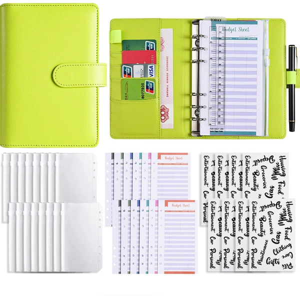 [Standard Gift Pack] - Apple Green (12 budget cards + 8 zipper bags + 2 word stickers)