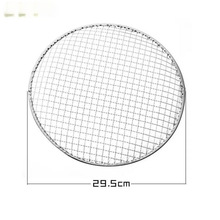 现货一次性烧烤网烧肉网直火烤肉篦子免洗圆形方形网格