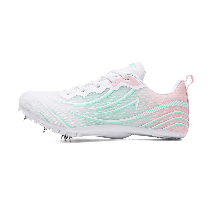 Zapatillas de Atletismo con Clavos Suela TPU Transpirable y Antideslizante para Pistas