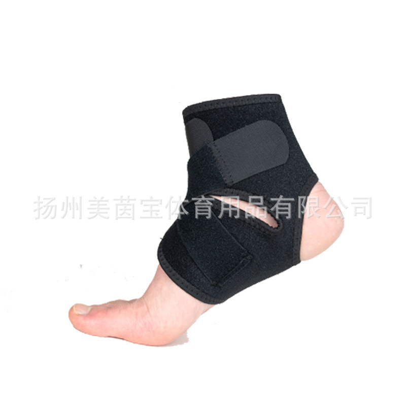 中国メーカーと同型の足首サポートブレース、通気性のあるネオプレン製スリーブ、調節可能な巻き付け式足首プロテクター