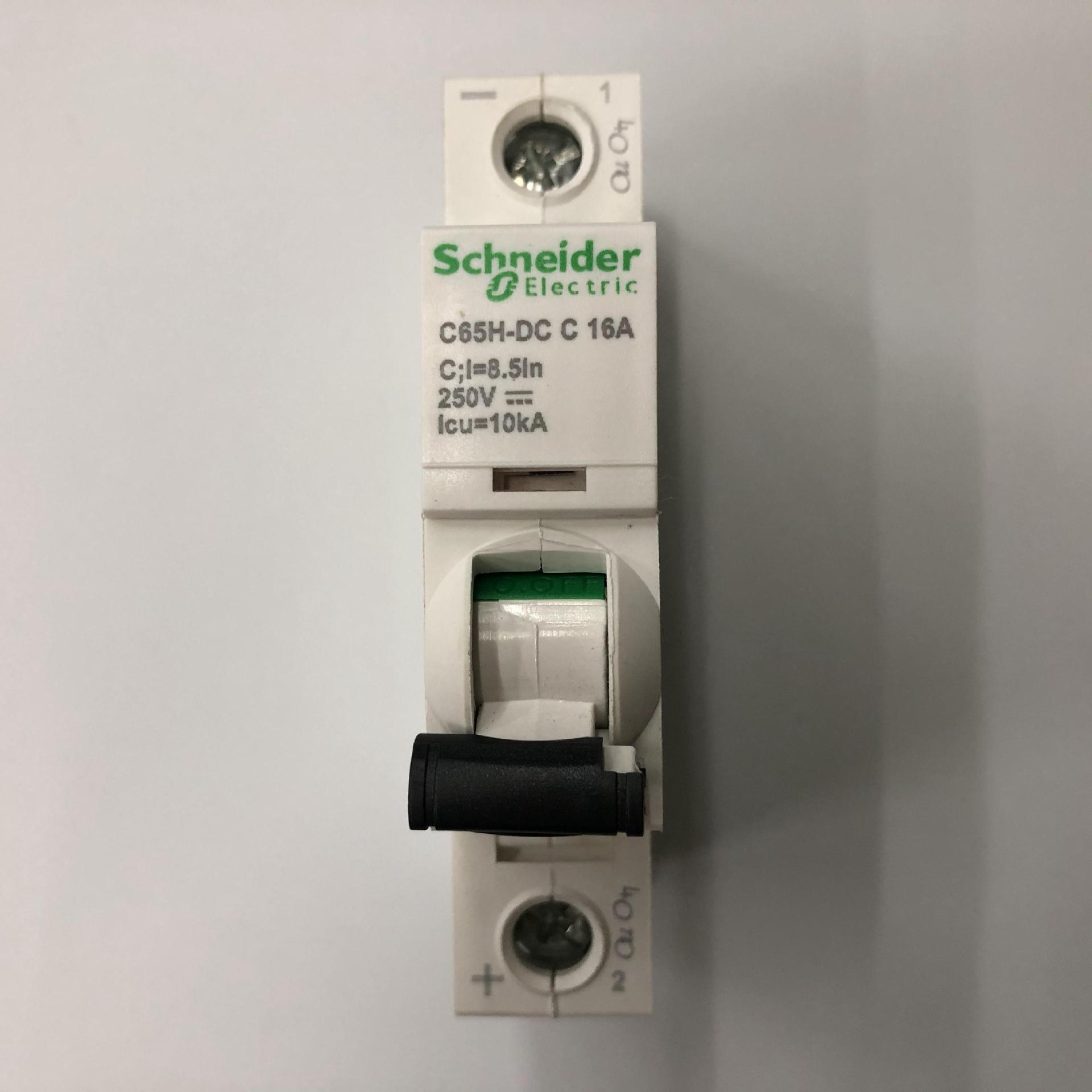 原装正品C65H-DC 1P C16A Schneider高分断直流空气开关断路器
