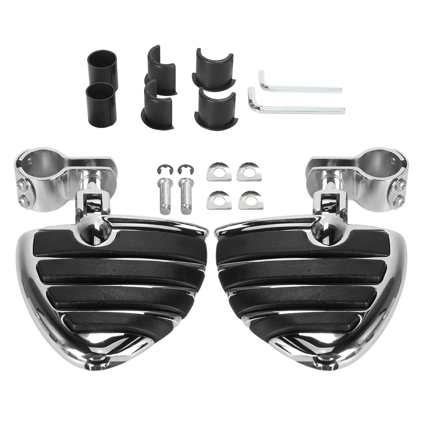Suitable for Harley Road King Street Glide Modified Aluminum Alloy Footrests Motorcycle Modification Parts