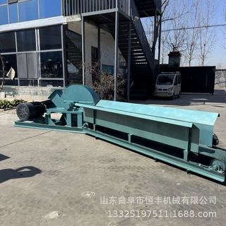 950型自动进料削片机 造纸场毛竹木头切片机 柴油机款盘式削片机