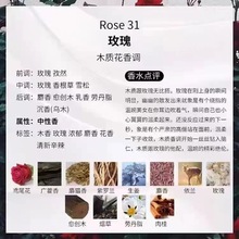 玫瑰香水女士持久淡香清新自然魅力学生礼物喷雾小样试管10ML