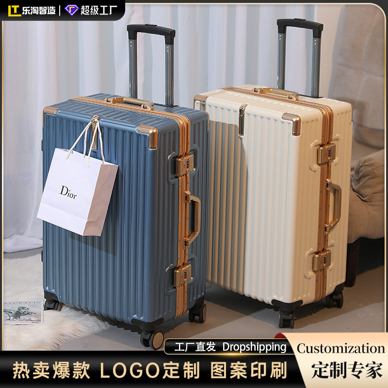 Wholesale Luggage Suitcase for Women 20inch Carry-On Suitcase for Men with Password, Sturdy and Durable Travel Suitcase, 26-Inch Large Capacity Aluminum Frame Trolley Case