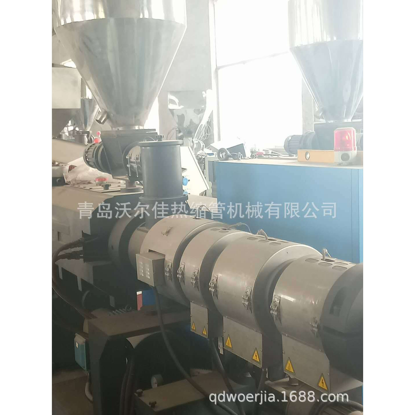 二手旧55 65锥形双螺杆造粒机 工艺先进性能稳定