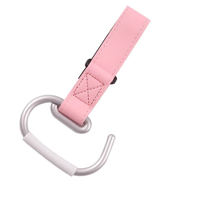 Electric car hook front universal cartoon creative cute necessary artifact good object strong load-bearing hanging hook (Other Electric Vehicle Accessories) - pink-belt-hook-single