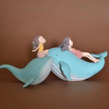 治愈系鲸鱼可女孩摆件桌面卧室客厅家居装饰品小摆设创意生日礼物