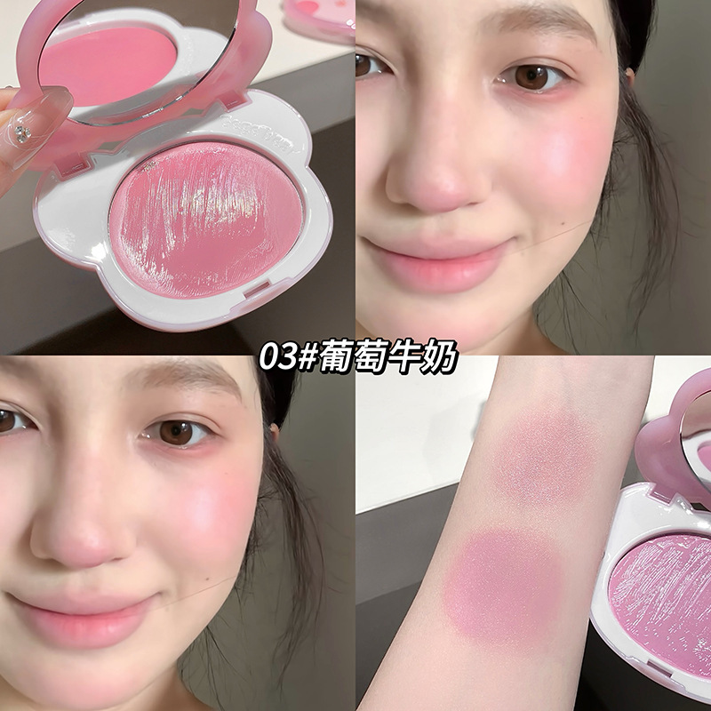 Gege bear hidrating silky blush natural brillante estereoscópico transparente hidratante blanqueamiento cosmético transfronterizo