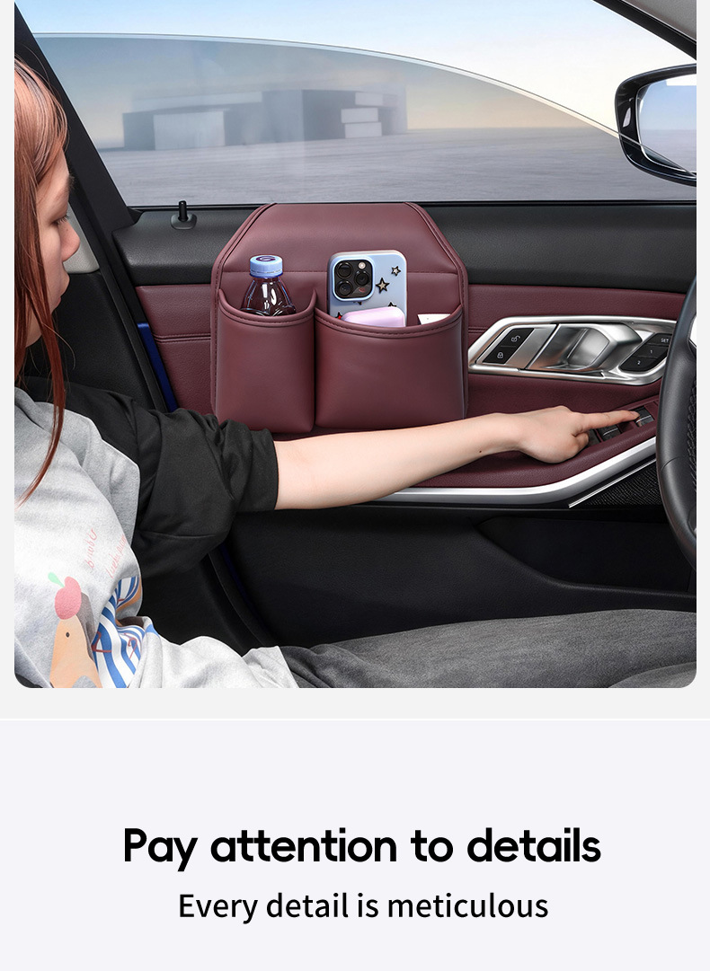 Cross-border car cup holder storage box, car storage bag, cup holder, phone holder, side storage box, multifunctional