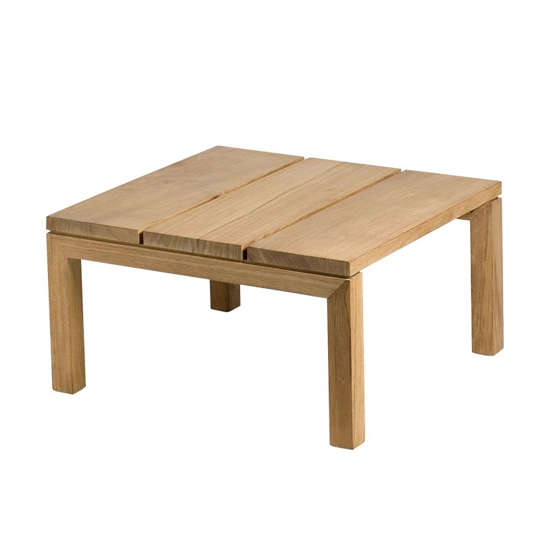 Mesa de té de madera de teca 45 * 41cm