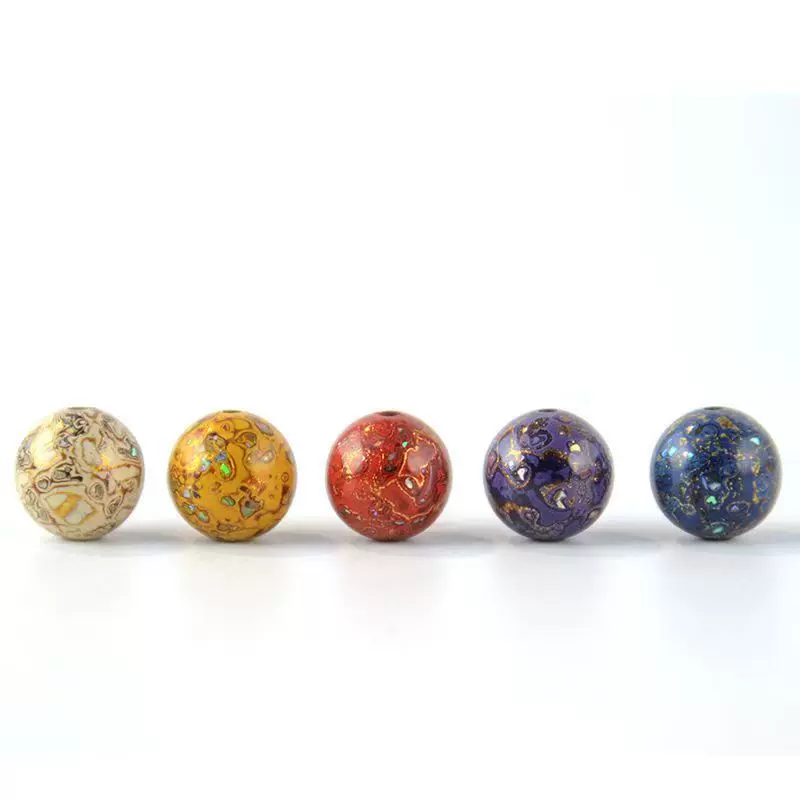 源头厂家批发无暇非遗镶嵌螺钿大漆珠手串佛珠文玩可一件代发漆器