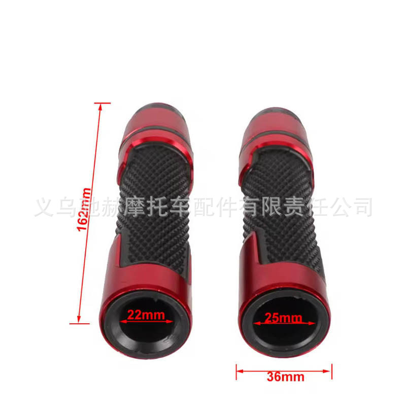 Directly Supplied from the Manufacturer, Motorcycle Handlebar Grips Modified with Cnc Aluminum Rubber Grips, Off-Road Handlebar Rubber Grips