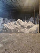 冰山造型泡雕舞台拍摄道具大型假山美陈泡沫雕塑石头雪山