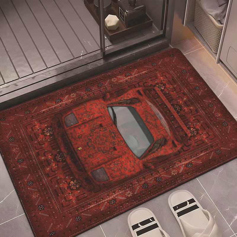 Cross-Border Hot-Selling Car Diatom Mud Floor Mats, Bathroom Water-Absorbent Non-Slip Floor Mats, Bathroom Door Mats, Entrance Stain-Resistant Floor Mats