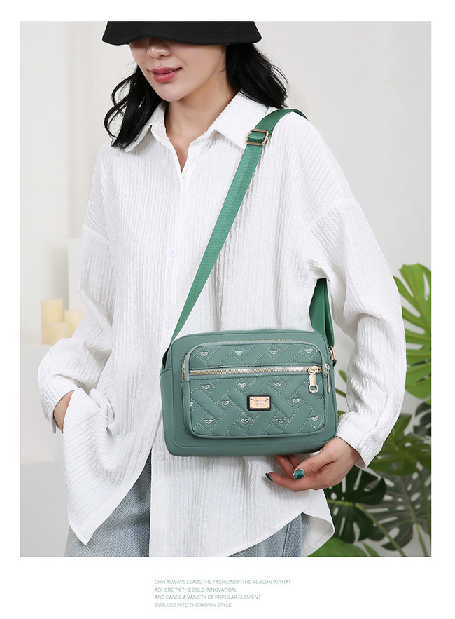 Neue Stil-Crossbody-Tasche zum Ausgehen, große Tasche für Einzelhandelstische, leichte Luxus-Kleinquadrat-Tasche, französische Kleinreisetasche, modische Oxford-Stoff-wasserdichte Geldbörse